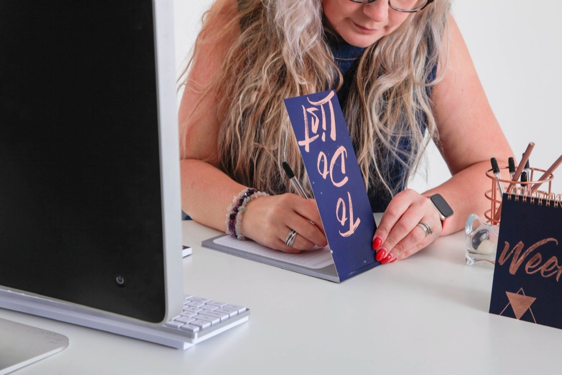 Planning a workflow at the desk